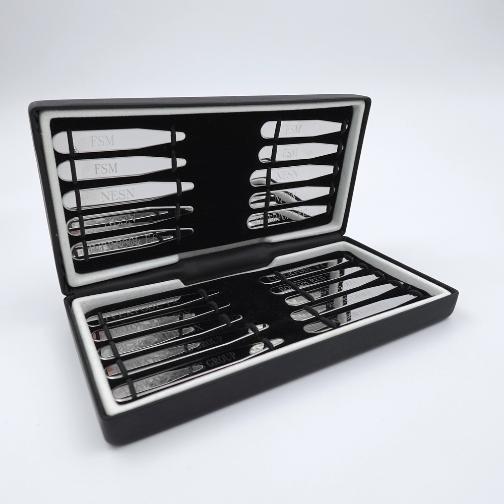 Boston Red Sox Liverpool FC Fenway Sports Collar Stays‎ Set Stainless Steel